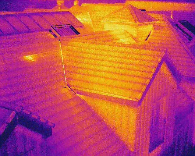 Thermal Imaging Roof Survey Image Cheshunt